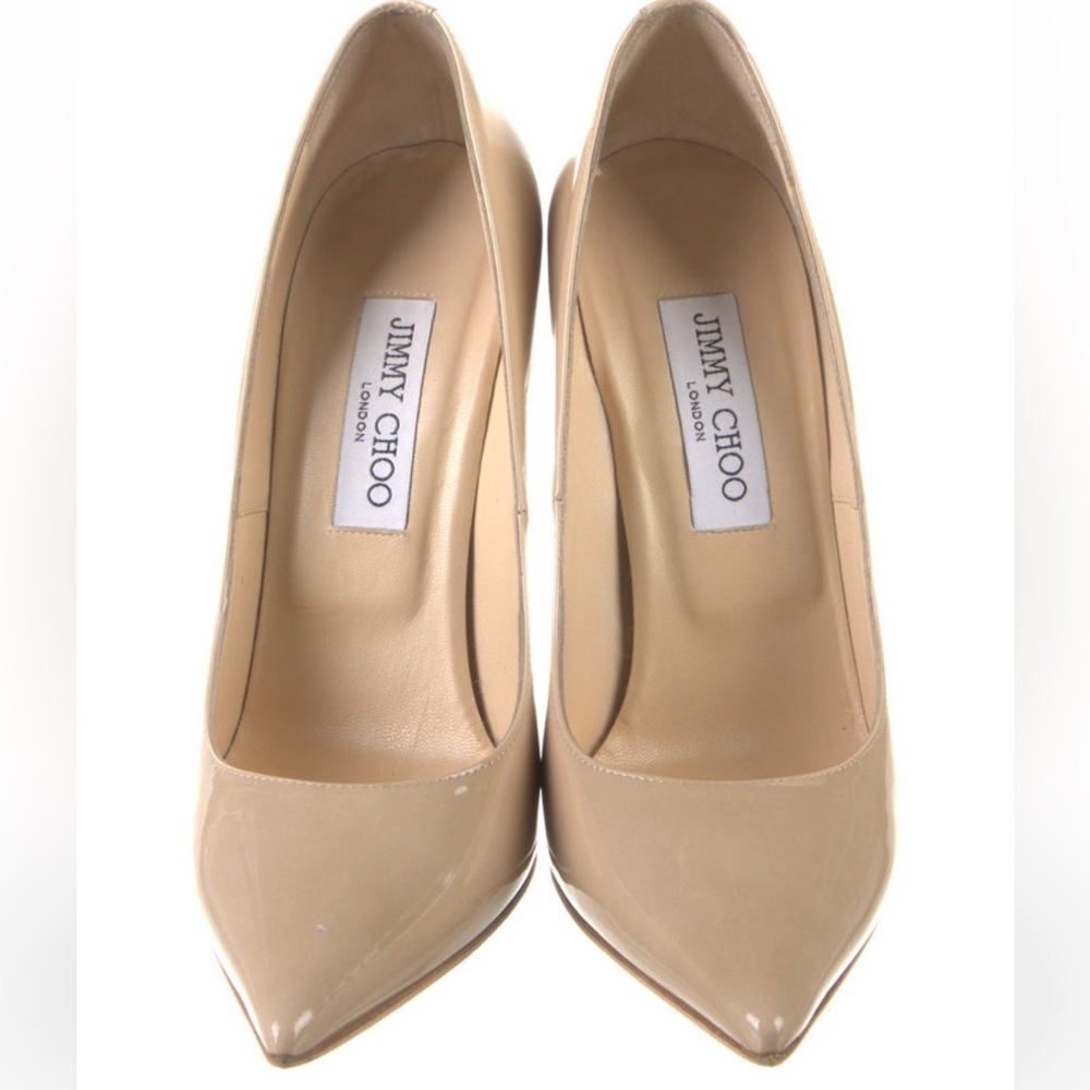 Mint condition nude Jimmy Choo stilettos
